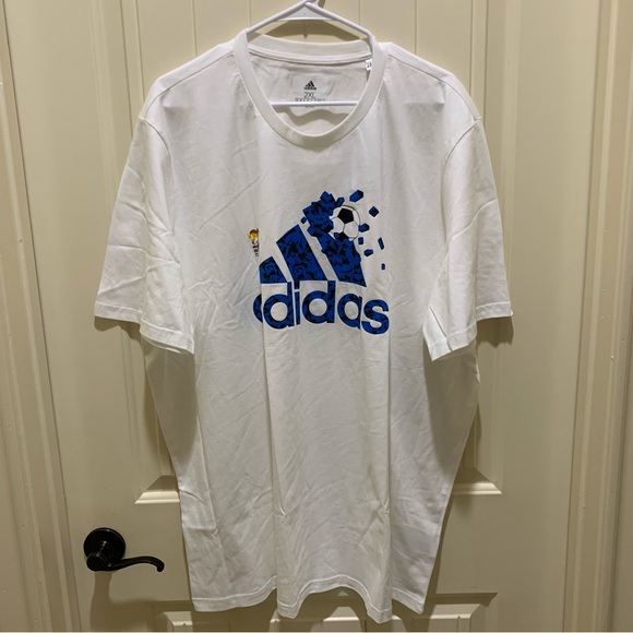 Adidas Lego Soccer Futbol Playmaker Goal T Shirt Scorer Mens Size 2XL - Picture 4 of 10